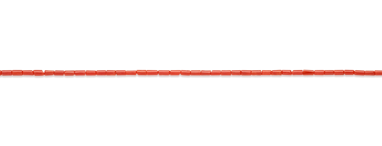 Bracelet en Corail - Tubes réguliers