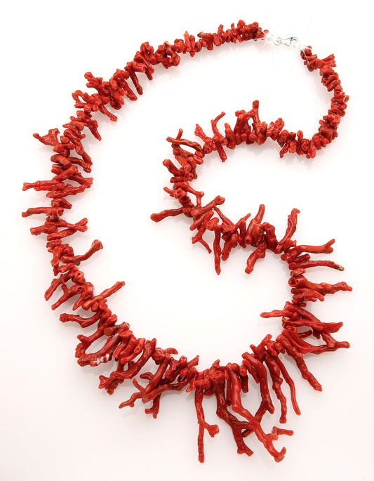 Collier en Corail - Franges géantes