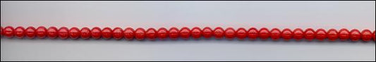 Bracelet en Corail rouge - perle de 4mm