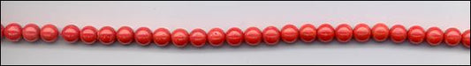 Bracelet en Corail rouge - perle de 5mm